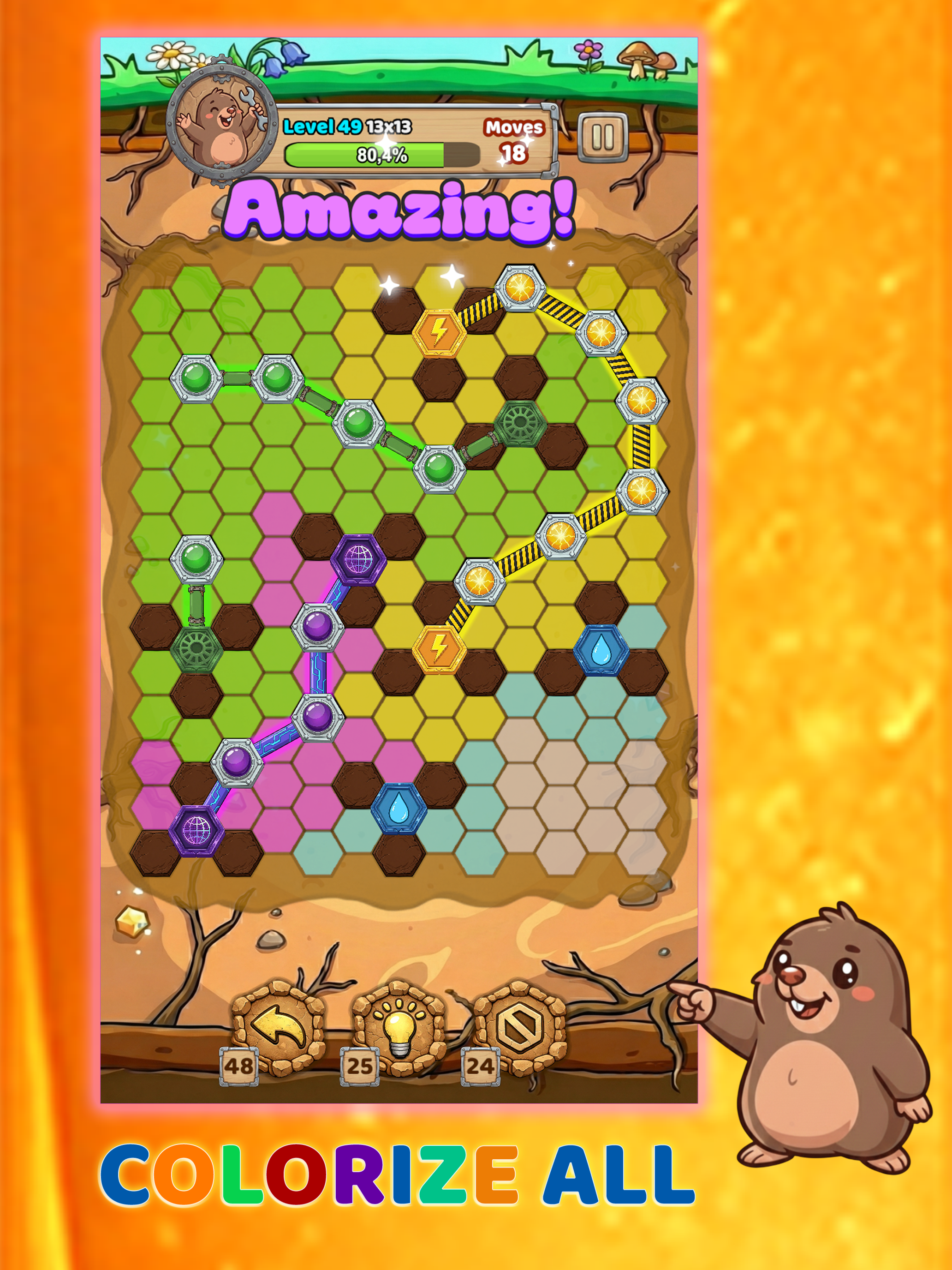 PipeHex: Color Match screenshot 8