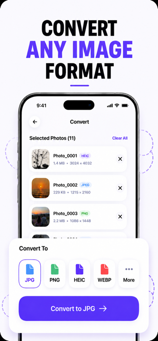 Image Converter: Batch & PDF Screenshot 1 of 6