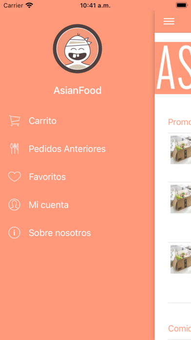 AsianFood Uruguay Screenshot