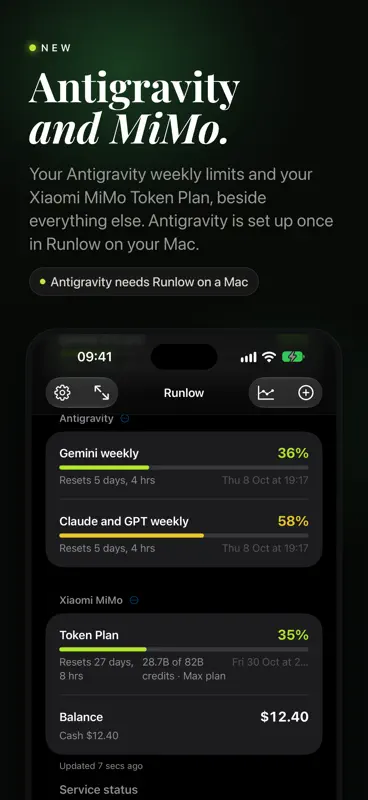 Runlow: AI Usage Meter screenshot 4 of 10