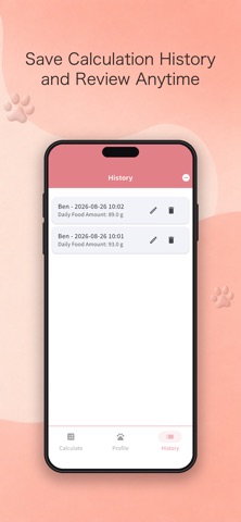 宠物食品计算器 screenshot