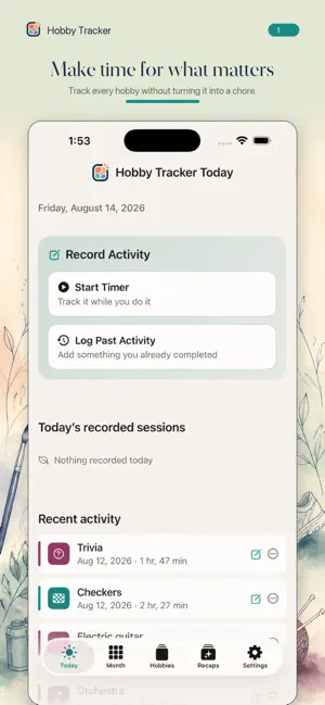 Hobby Tracker: Hobby Log screenshot 4