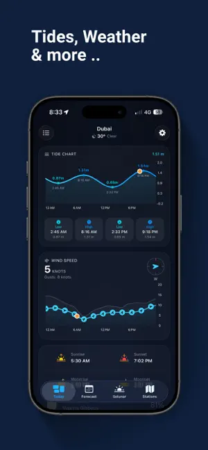 AlMayeh: Tides, Weather & More iPhone screenshot 1
