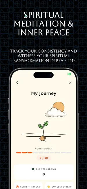 Hush: AI Islamic Habit Tracker iPhone screenshot 3