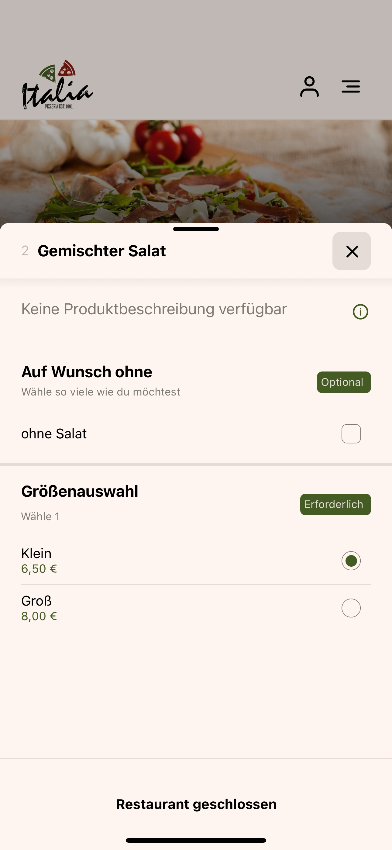 Pizzeria Italia Illingen DE