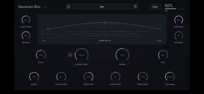 Gaussian Blur - AUv3 Reverb screenshot 3 of 3