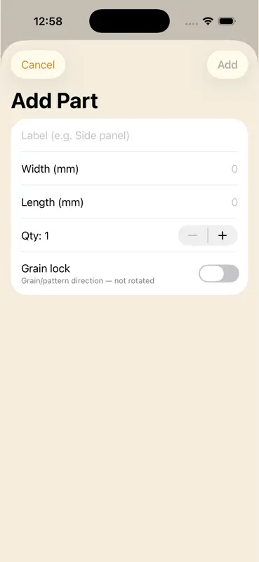 CutList Pro: Sheet Optimizer screenshot 3 of 7