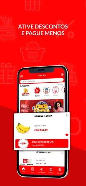 Serv­­­­­­ Bem Supermercados screenshot 2