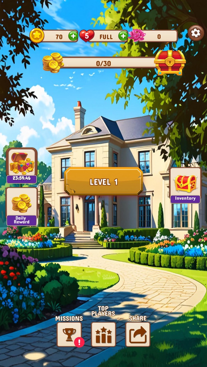 Lillys Garden Match 3 Tiles