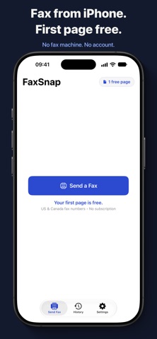 FaxSnap: Send Fax from Phone screenshot