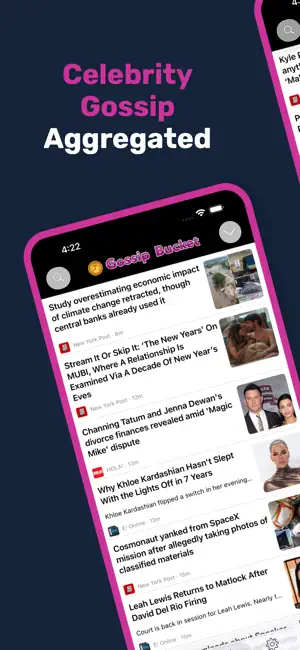 Gossip Bucket Celebrity News screenshot 1
