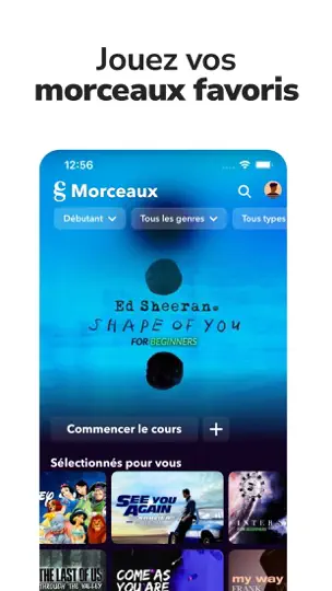 Capture d'écran de Coach Guitar: Cours De Guitare sur iPhone 5