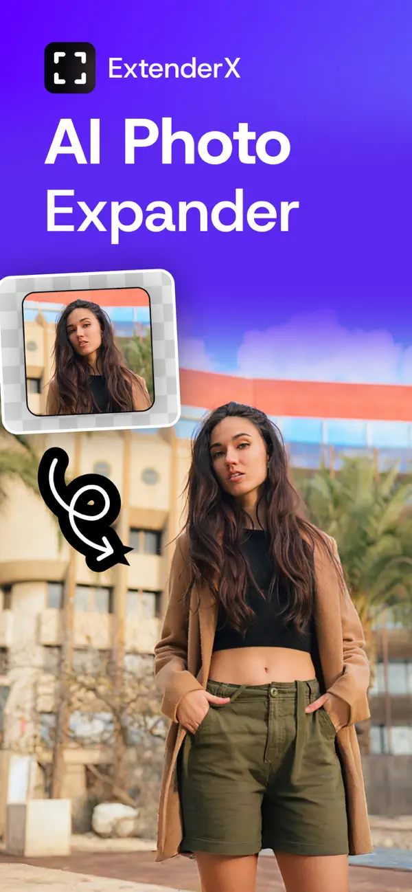 Screenshot #1 pour AI Expand Photo - ExtenderX