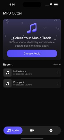 Mp3 & Mp4 Cutter Screenshot 2 of 6