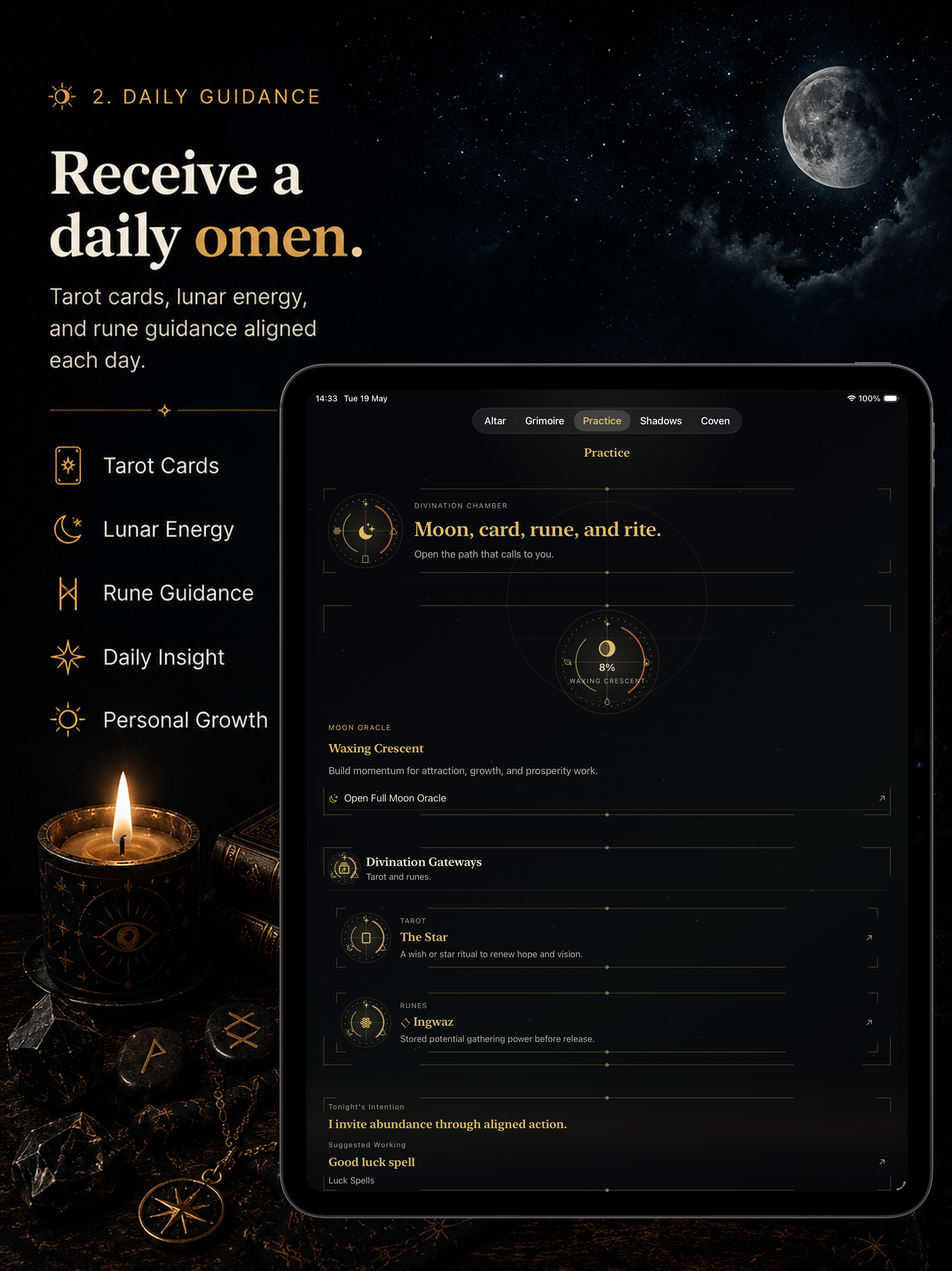 Tarot & Runes: Wiccan Handbook