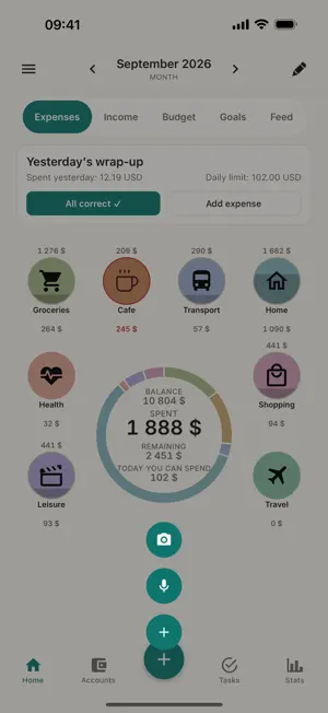 Amon Budget screenshot 2