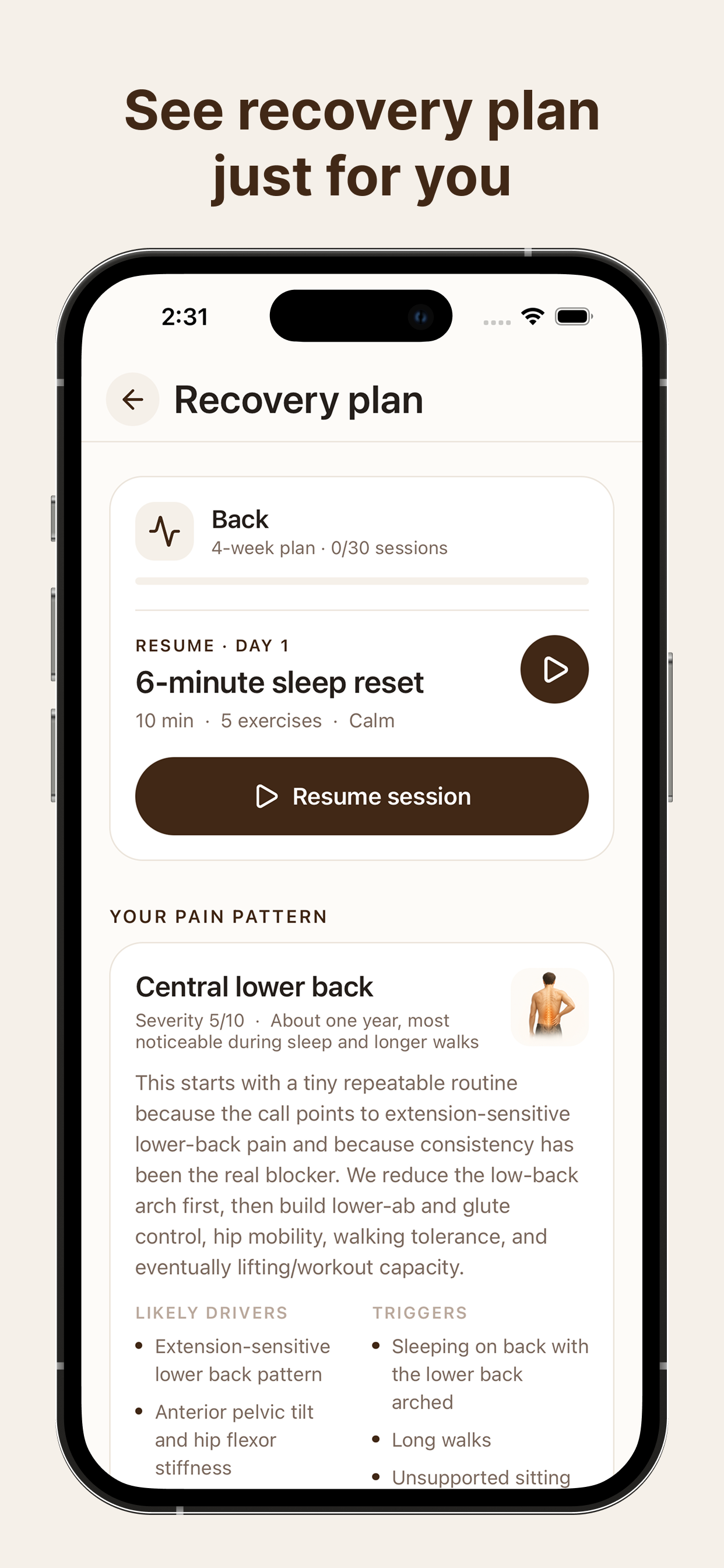 Mended - AI Physio Video Call screenshot 4