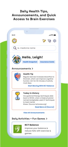 HealthVine iPhone screenshot