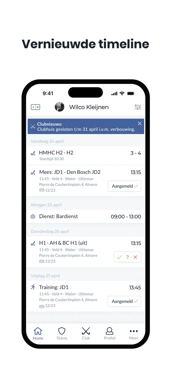 Screenshot #3 pour MHC Almelo