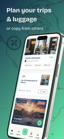 Valizu: Luggage & Trip Planner iPhone screenshot