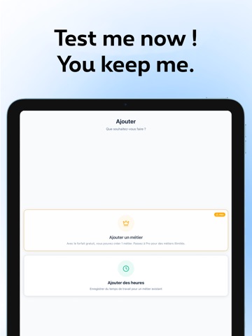 Quotas - Time management iPad screenshot