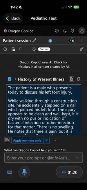 Clinical Note Exchange screenshot 4