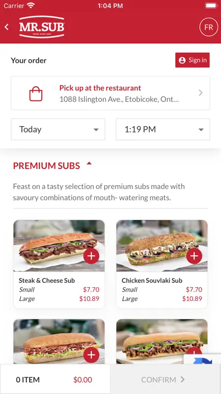 MR. SUB - Official screenshot 3 of 4
