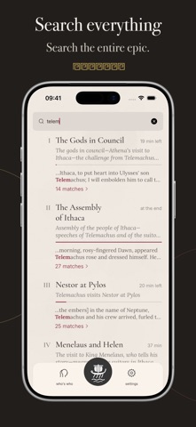 Homer’s Odyssey: Annotated screenshot 6