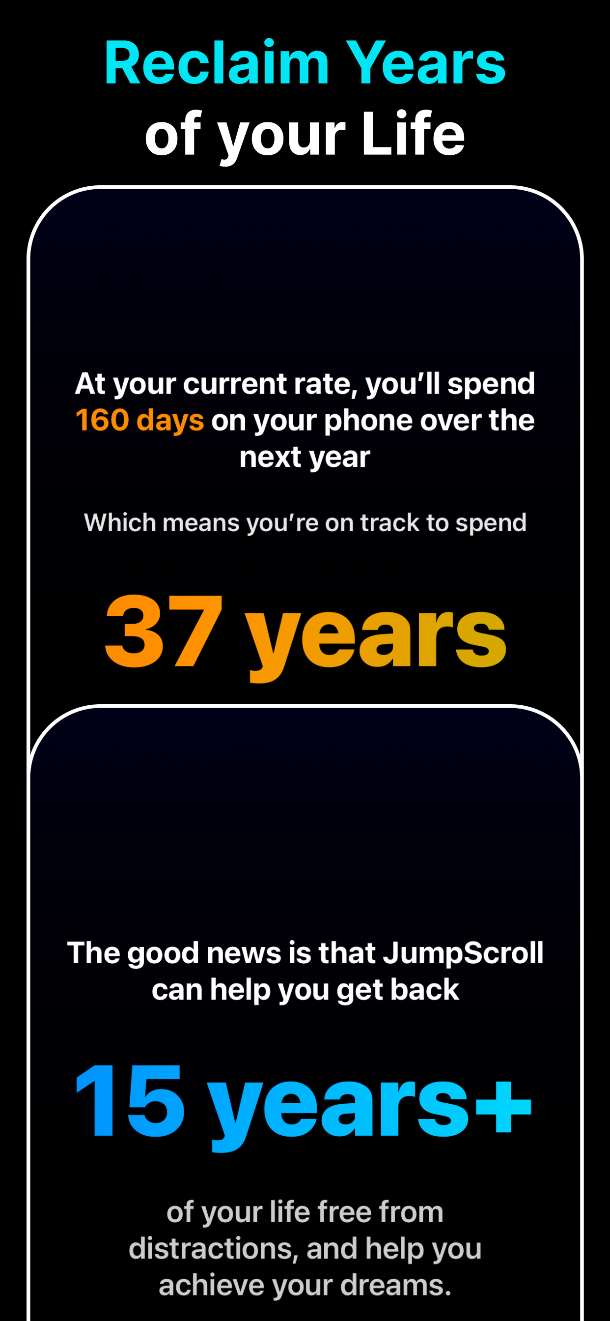 JumpScroll Screen Time Control