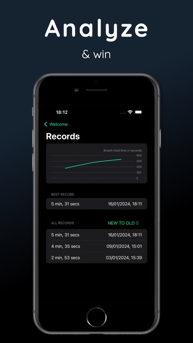 Freediving Breath Trainer Screenshot