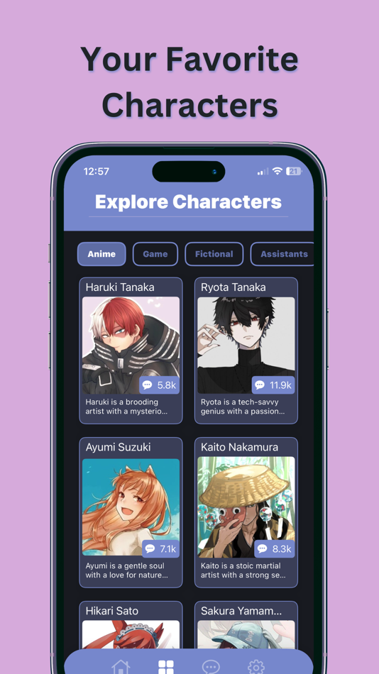 #2. FriendsAI: AI Character Chat (iOS) 由: Deepansh Jagga