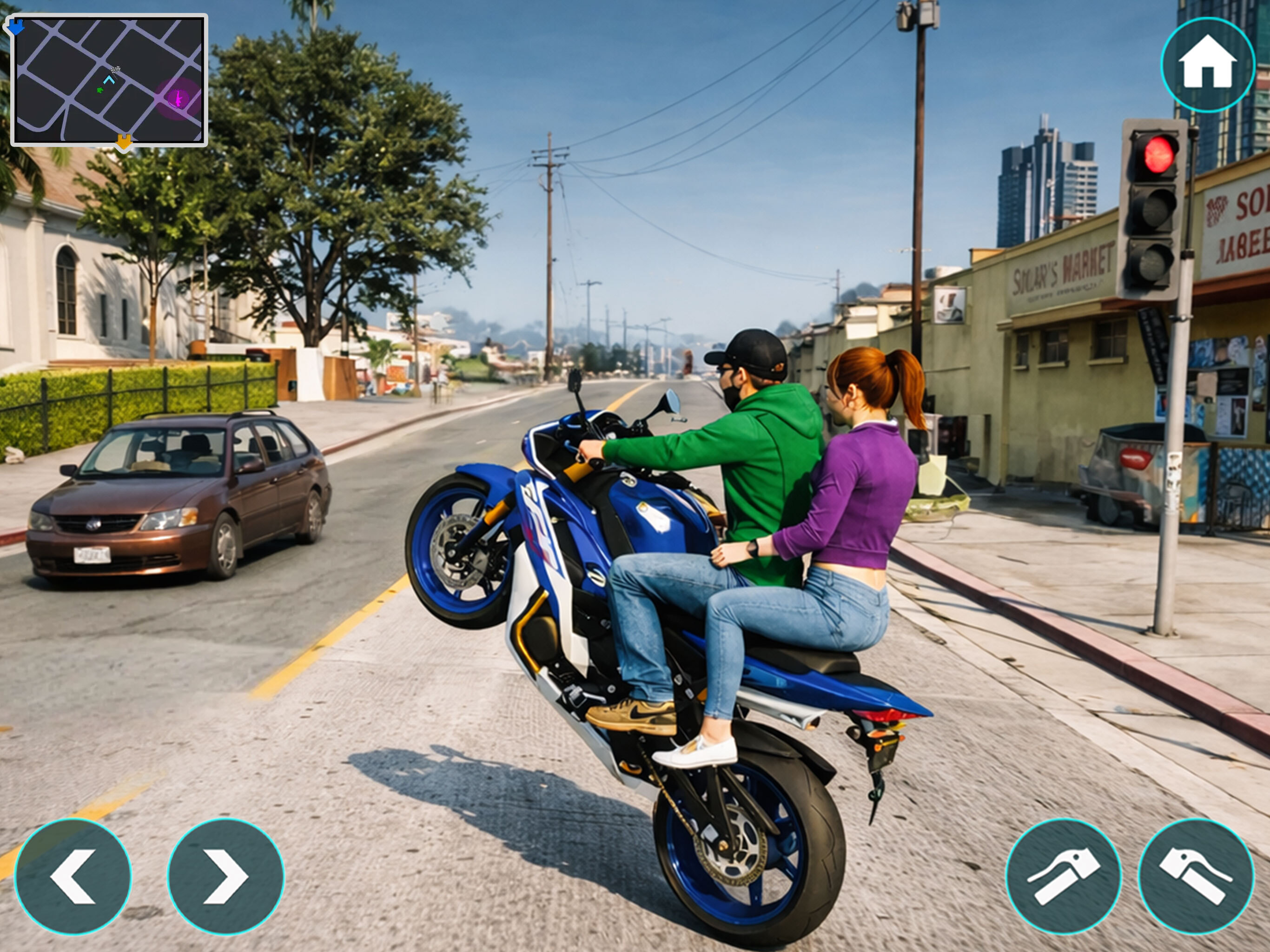 Street Bike Game: Moto Wheelie screenshot 15
