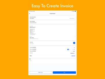 Invoice Maker With Template iPad screenshot