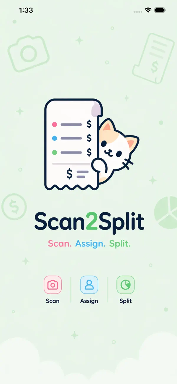 #1. Scan2Split (iOS) By: Feifei Baili