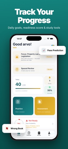AgentPass-RealEstate Exam Prep iPhone screenshot