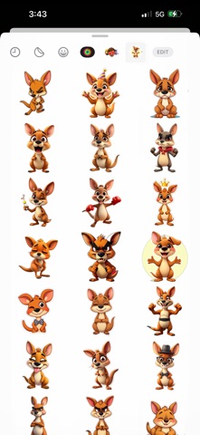 Boxer Kangaroo Stickers screenshot