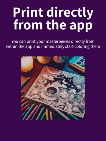 Magic Coloring Pages iPad screenshot