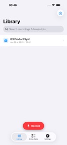 AI Audio Summarizer - Notably screenshot
