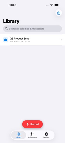 AI Audio Summarizer - Notably Screenshot 1 of 5