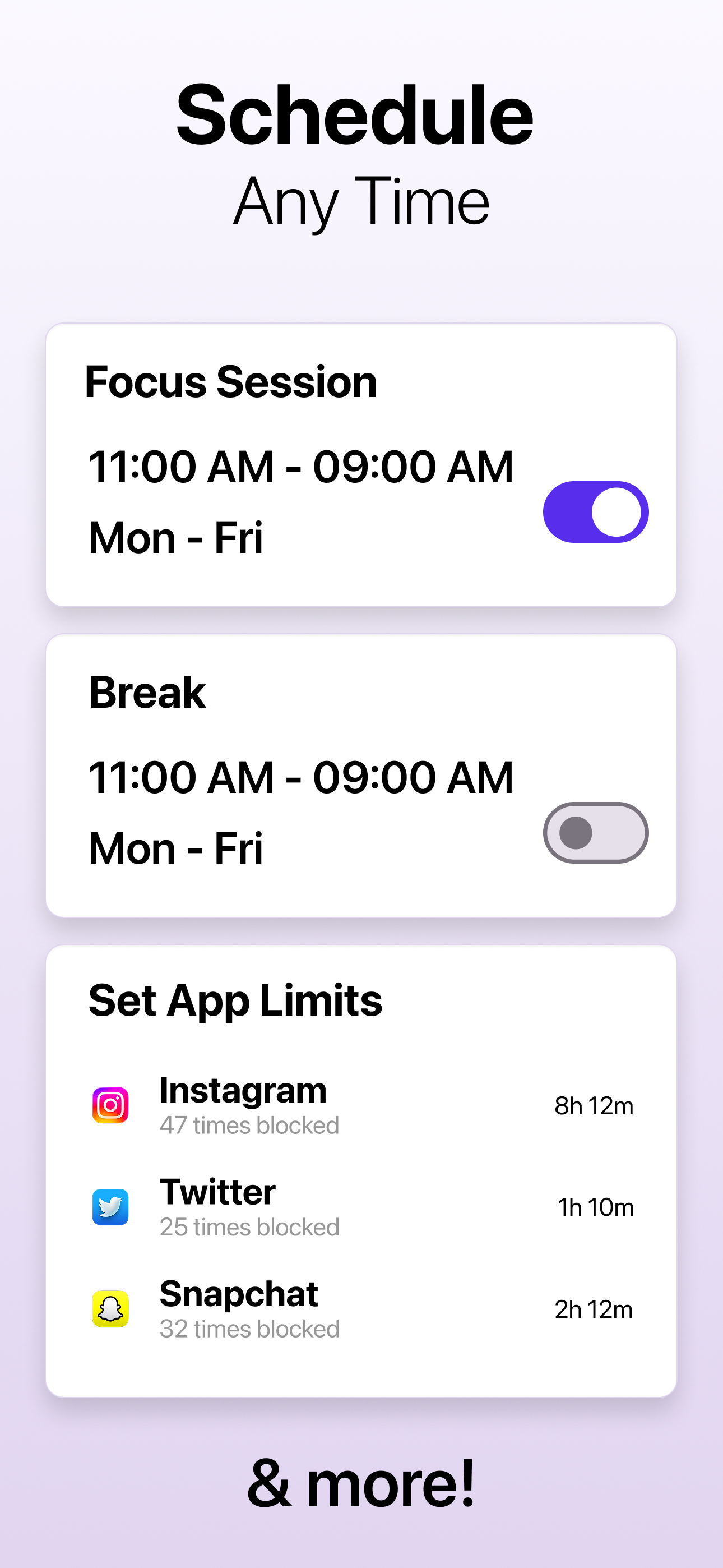 Screen Time Control: OCUS screenshot 3