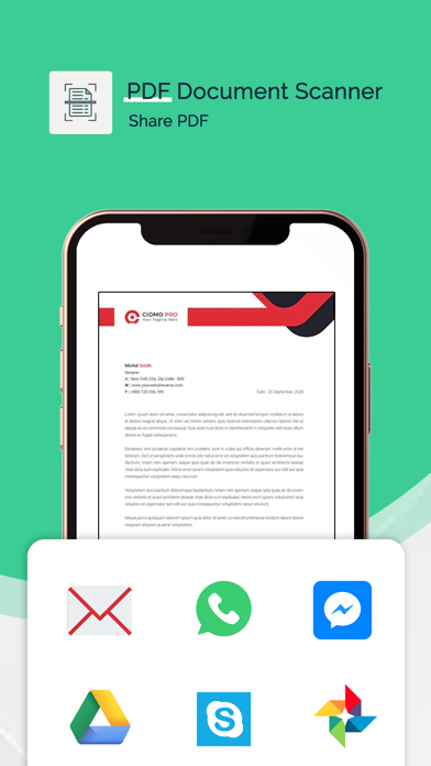 PDF Document Scanner Editor iPhone screenshot 6 - Business app