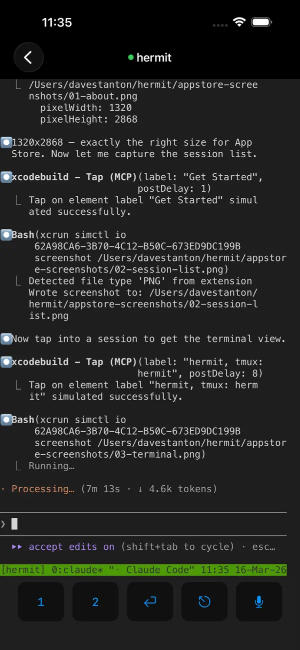 #3. Hermit SSH (iOS) De: Dave Stanton