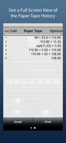 Paper Calc Office screenshot