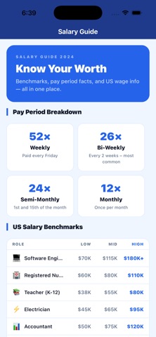 Salary to Hourly: Wage Calc screenshot