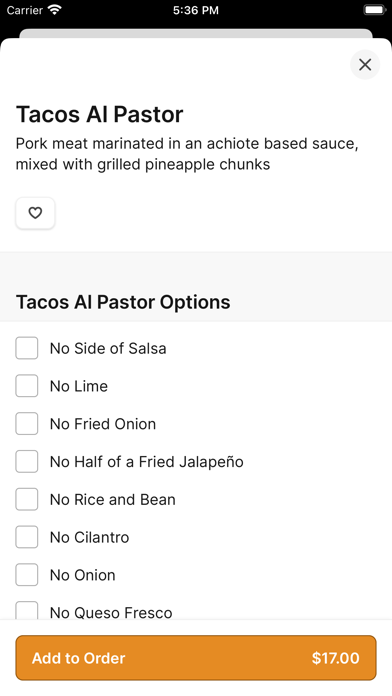 La Casona Mexican Restaurant iPhone screenshot 4 - Food & Drink app