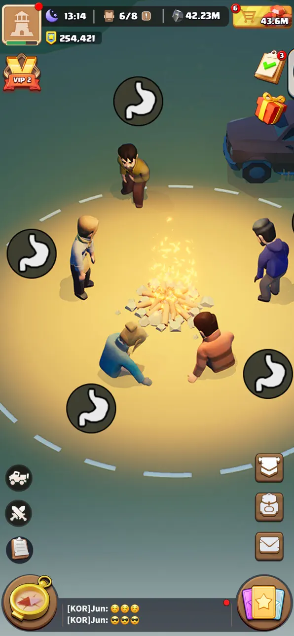 Dark War: Survival VN Hack screenshot 1 - iOS game interface
