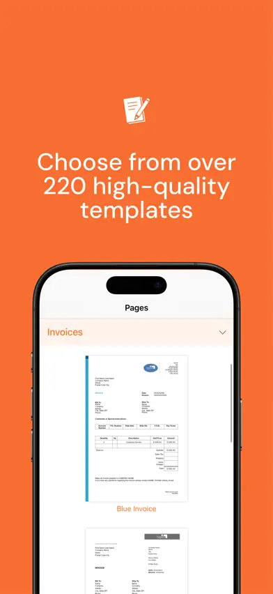 Templates for Pages Pro screenshot 1
