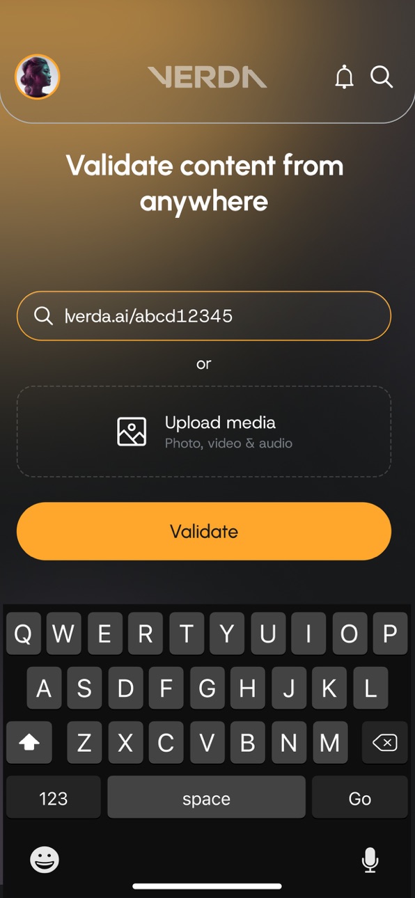 iPhone screenshot