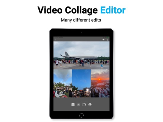 Video Collage Maker:Mix Videos iPad screenshot