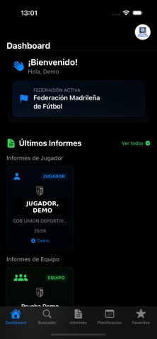 ScoutingFootballApp screenshot